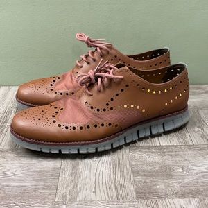 Cole Haan Zerogrand Wingtip Size 10 Brown